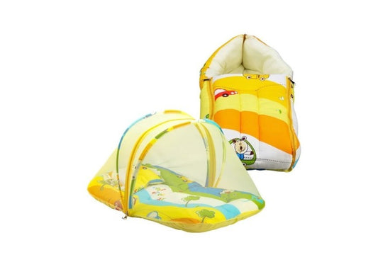 Luv Lap Baby Mattress With Mosquito Net - Multicolor SKU131263