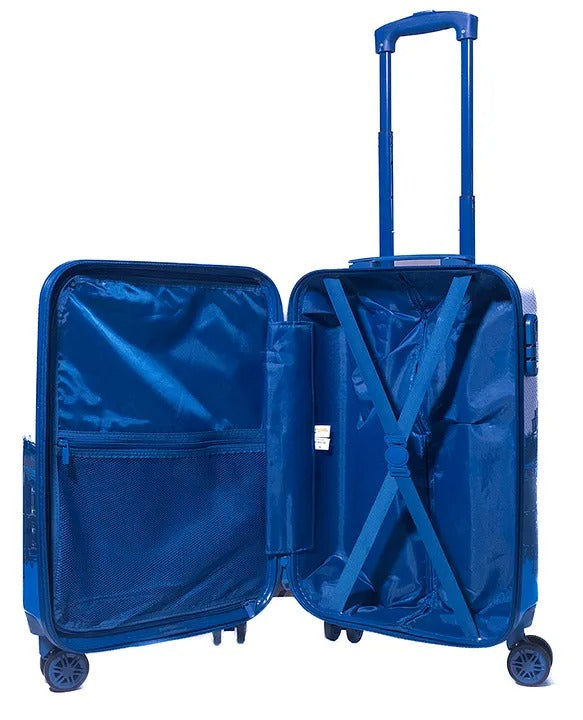 Spiderman Kids Travel Luggage Bags For Kids Trolley Bag With Wheels (20 Inches - Multicolor) SKUSTMVL150