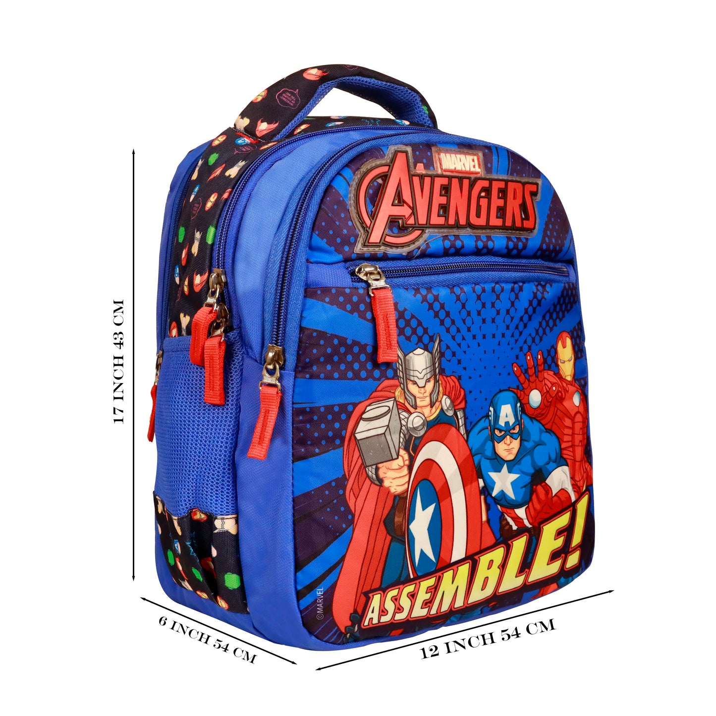 (ITN) Priority 005 Avengers School Bag Nursery to LKG,UKG SKU652222