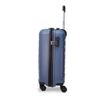 Travel in style and ease with the Swiss Military Zest Luggage Bag This textured hard sided trolley bag offers a durable ABS body 360° rotatable wheels and a spacious 70L capacity
