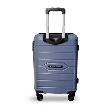 This textured hard sided trolley bag