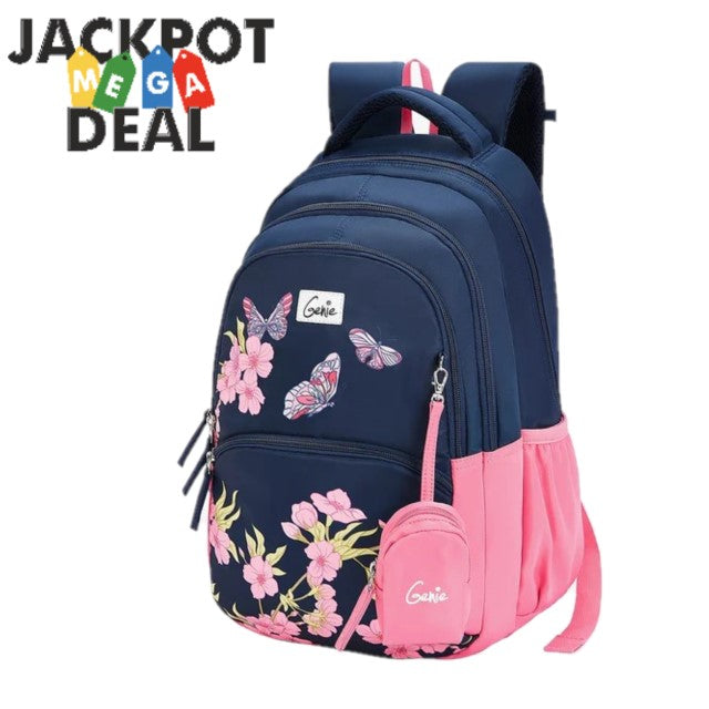 Genie Lilac School Backpack for Girls SKU74197