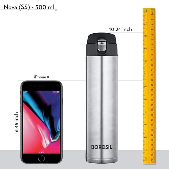 Borosil HydrInsulated NovTitanium Flask BT500TM112 SKUBT500TM112