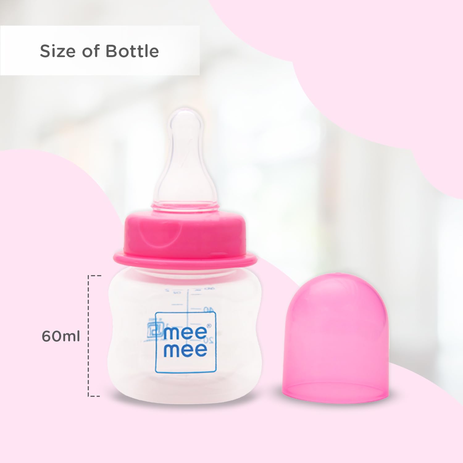 Our bottles are designed with your babys comfort in mind