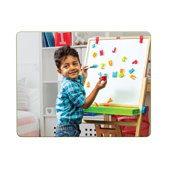 Funskool Giggles - 46 pcs Magnetic Letters and Numbers, Educational Toy Multicolor