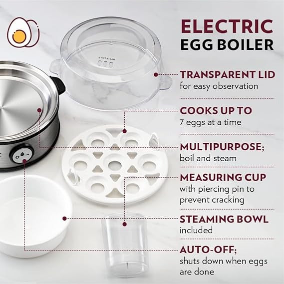Electric Egg boiler from Borosil