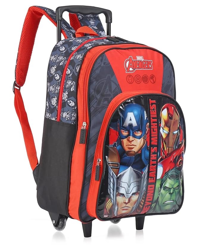 Striders Marvel Avengers 18 Inches Trolley School Bag For Boys SKUMVL200