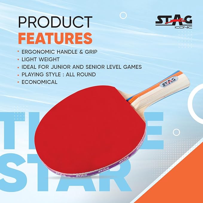 Stag Club Table Tennis Racket