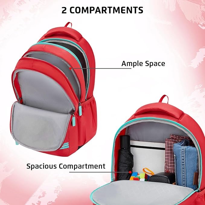 Safari Triplex3 Printed Casual Backpack For Boys And Girls SKU95706