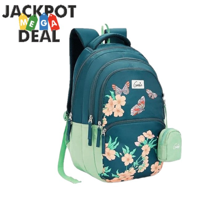 Genie Lilac School Backpack for Girls SKU12144
