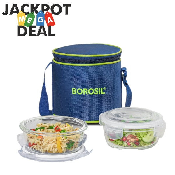 Borosil Glass Microwable Lunchbox