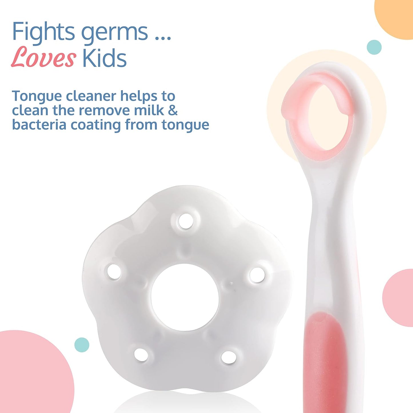 1 Toothbrush 1 Gum cleaner 1 Tongue cleaner