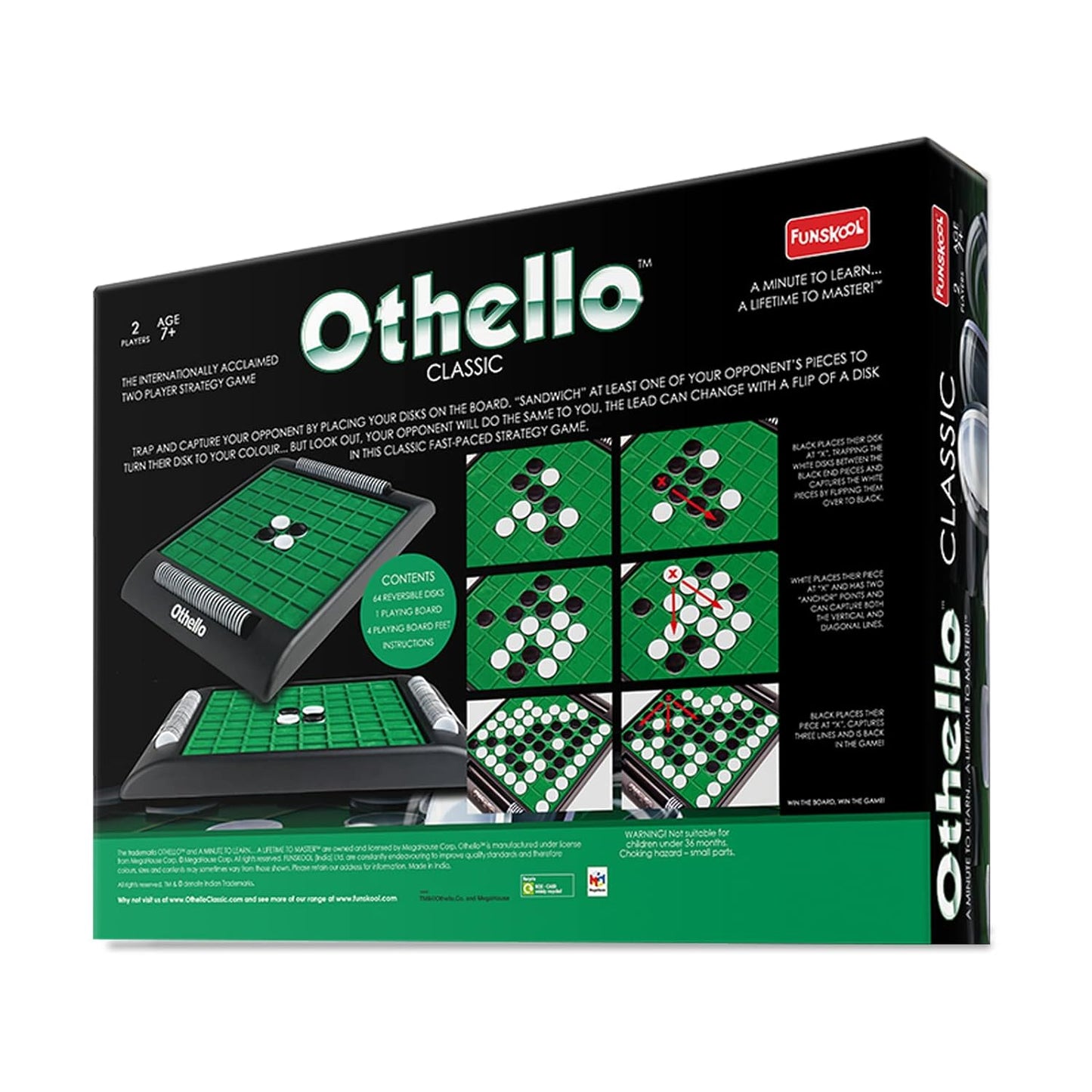 Funskool Games - Othello, Multicolor