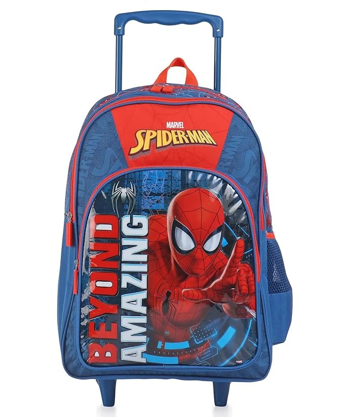 Striders Marvel Spider-Man 18 Inches Trolley School Bag For Boys SKUMVL220