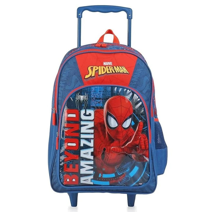 Striders Marvel Spider-Man 18 Inches Trolley School Bag For Boys SKUMVL220