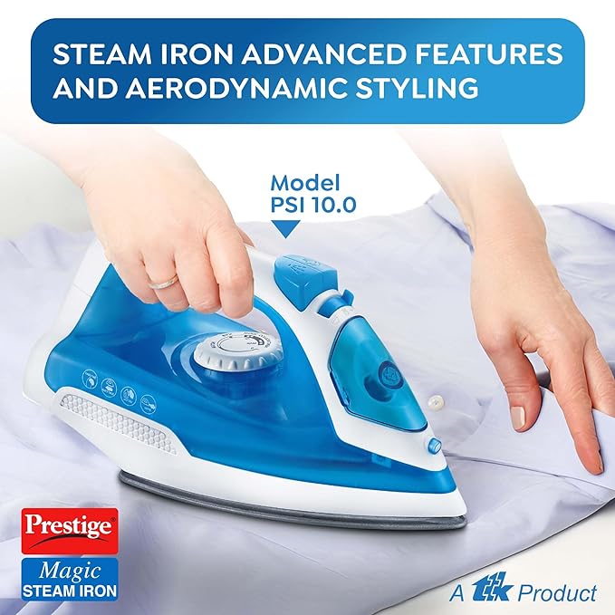 Adjustable Thermostat Control Non Stick Coated Sole Plate