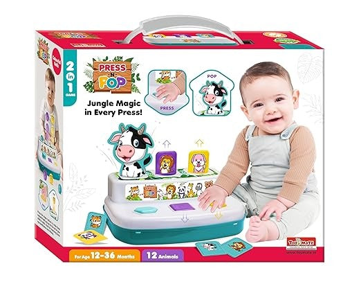 Toymate's Press and Pop 2 in 1 SKUTM52-89 Age 12-36 months