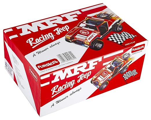 Funskool Giggles - Plastic Mrf Racing Jeep, Push and above, Toys SKU69321