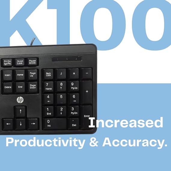HP K100 Wired Keyboard SKU66565