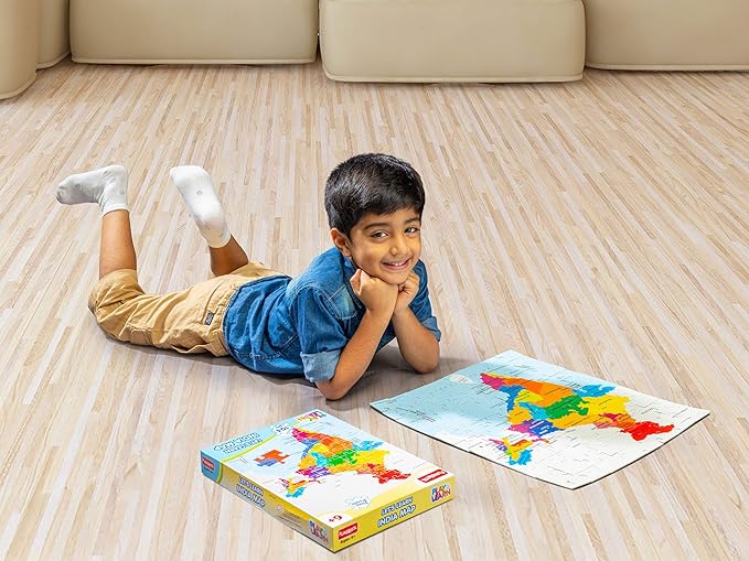 India Map Educational Puzzle