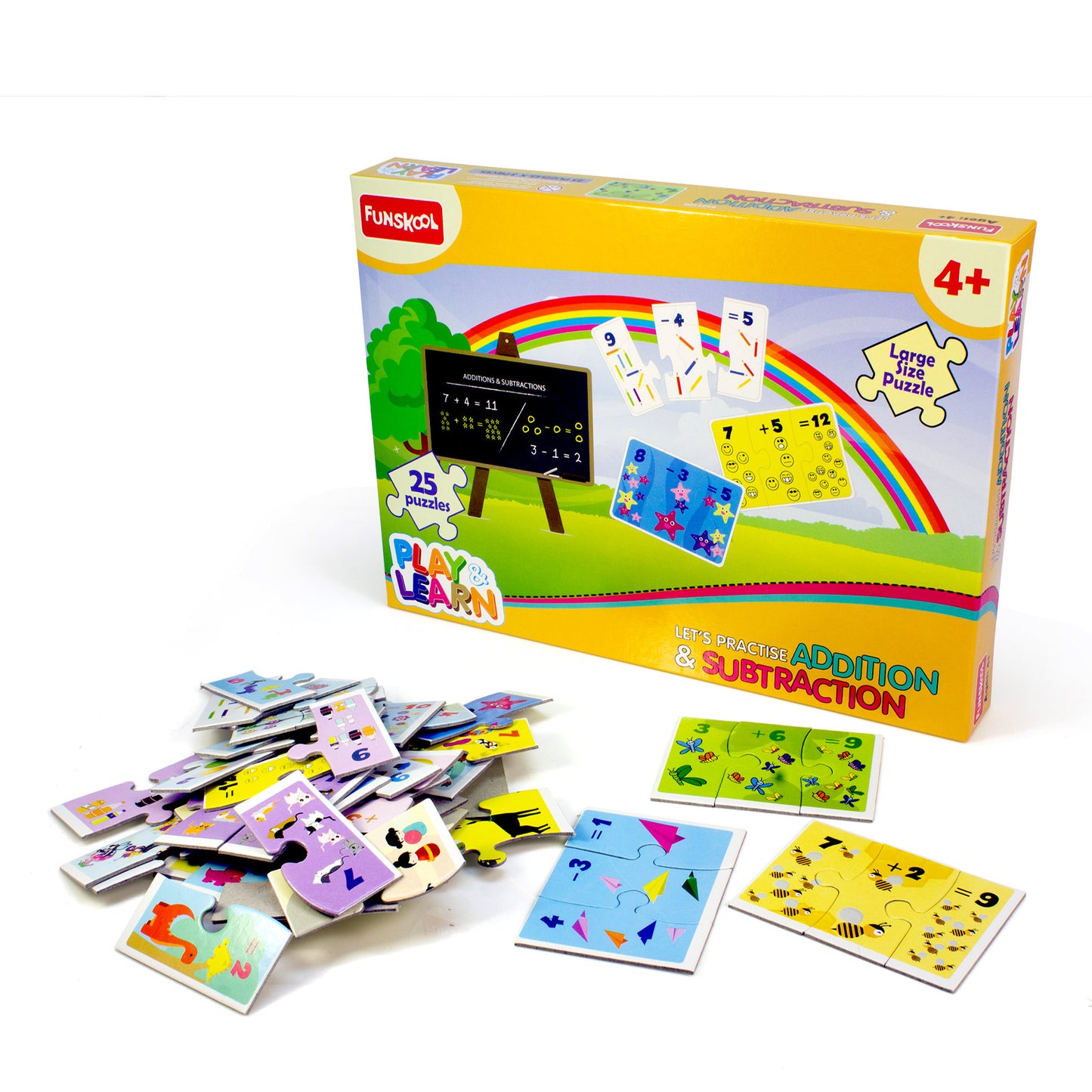 funskool additions & subtractions puzzle for kids