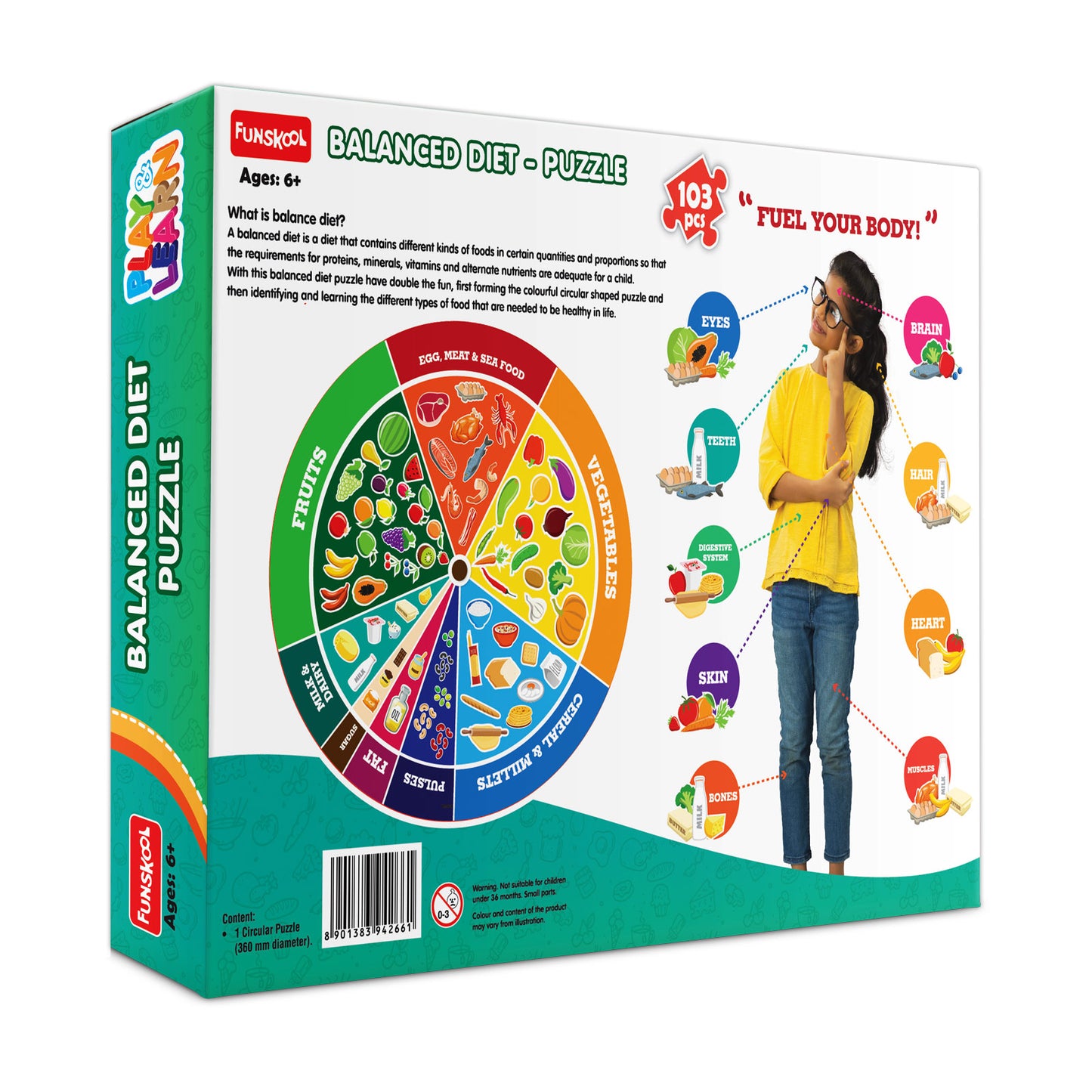 GIGGLE FUNSKOOL's Balanced Diet Puzzle