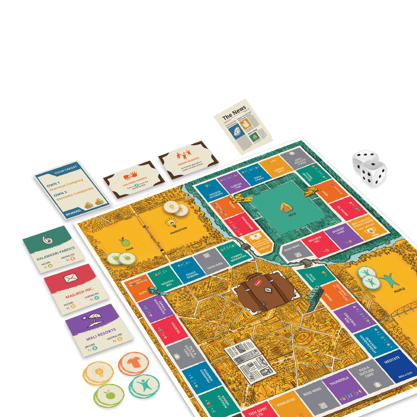 GIGGLE FUNSKOOL Business Game The Gold Quest