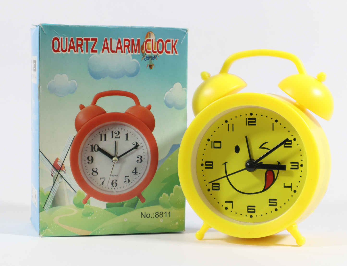Yellow color Alarm clock