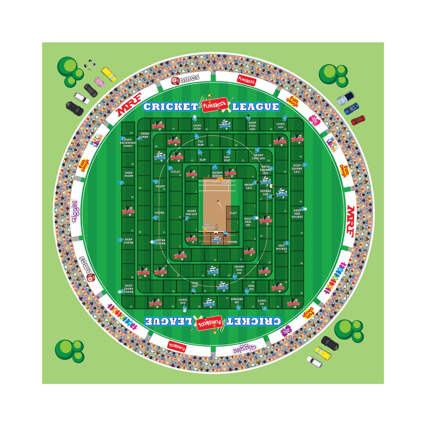 Funskool cricket league board games