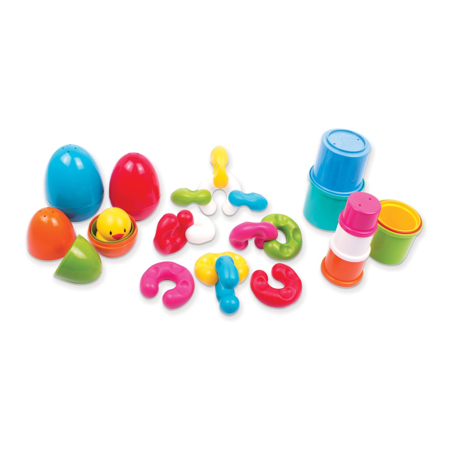 Funskool 3 in 1 link stack'n nest toy set