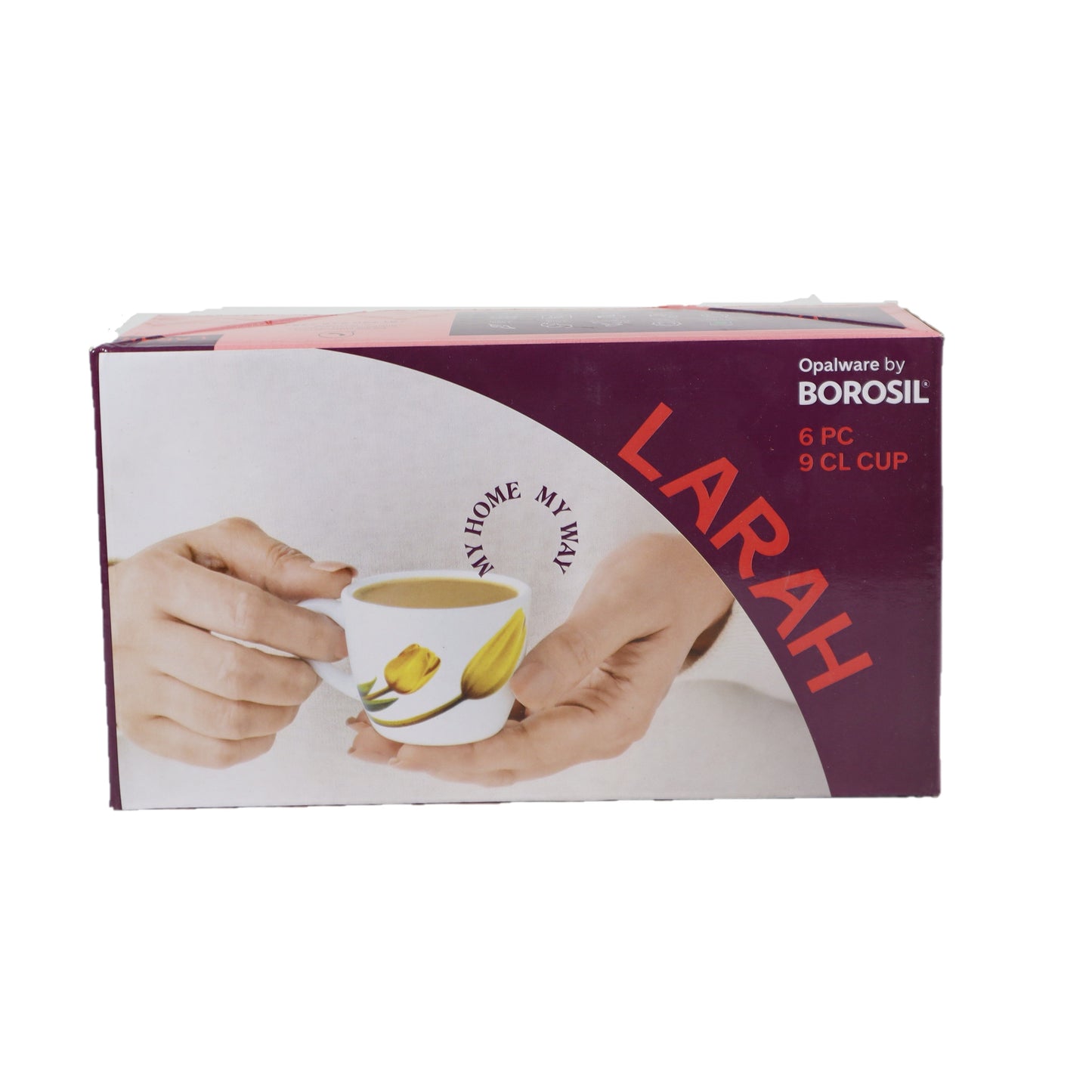 BOROSIL Niva Opalware Mug set a must have for daily use and gifting This set of 6 mugs is designed to hold up to 240 ml