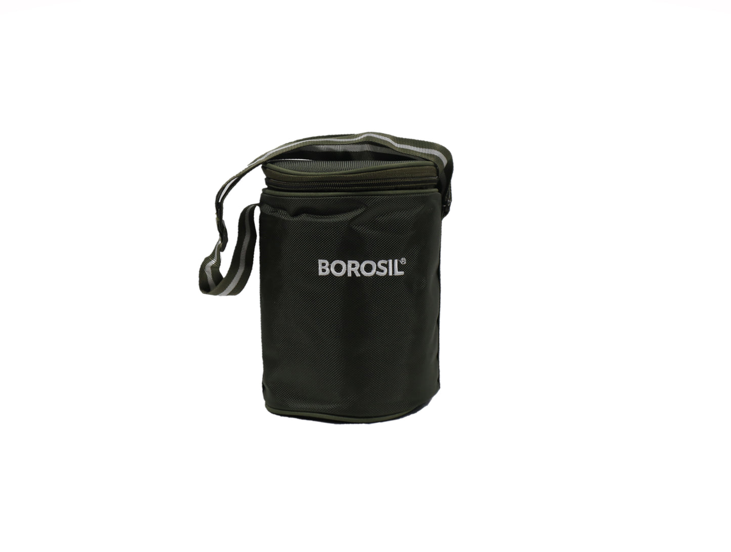 Borosil Mealbox Glass Microwable Lunch box set of 3pcs Round 400ml SKU8790
