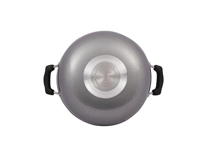 Prestige Omega Select Plus Non Stick Kadai Made with aluminium and a non stick coating this 25cm kadai