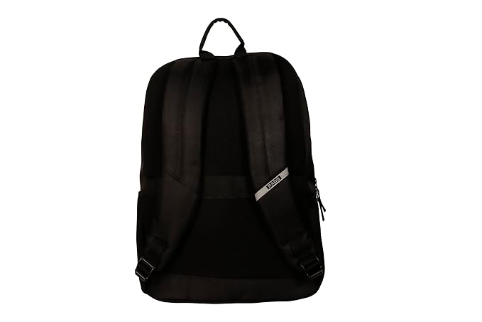 RADG BAG Rock Black Unisex Nylon Polyester Backpack | Spacious Multi-Compartment Bag | Lightweight | Ideal for professionals | Durable Backpack (Black)