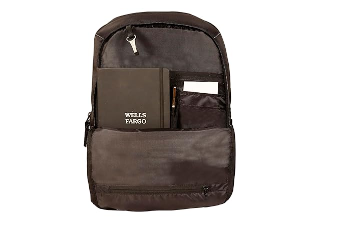RADG BAG Rock Black Unisex Nylon Polyester Backpack | Spacious Multi-Compartment Bag | Lightweight | Ideal for professionals | Durable Backpack (Black)