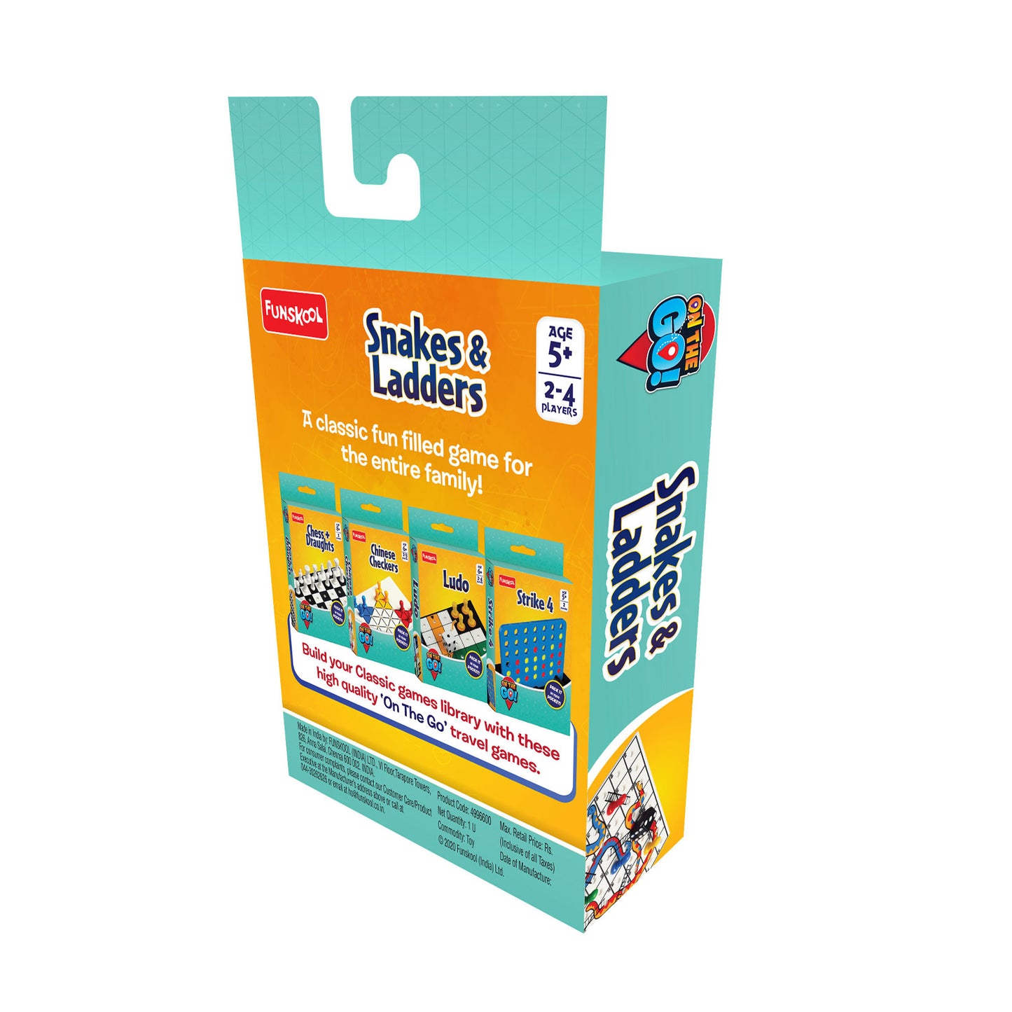 GIGGLE FUNSKOOL- Travel Snakes & Ladders SKU930250