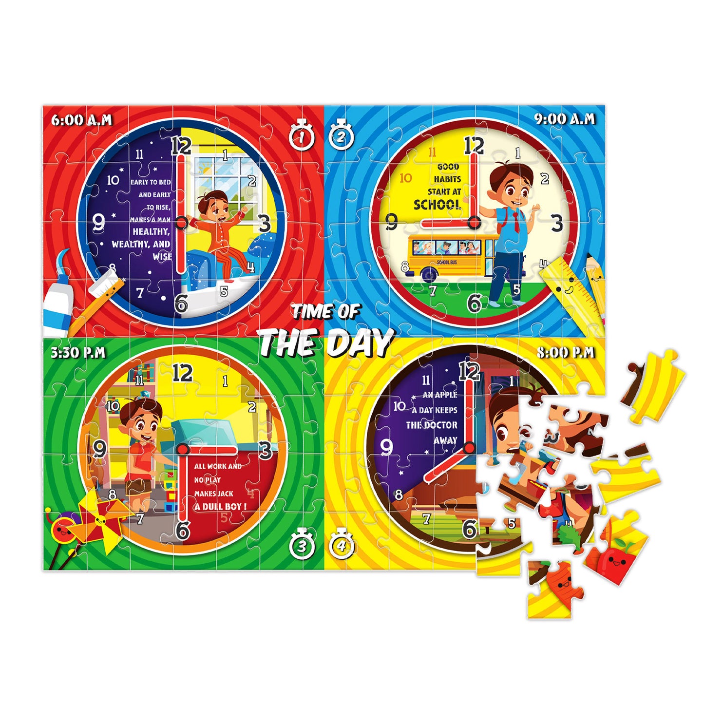 FUNSKOOL Time of the Day Puzzle
