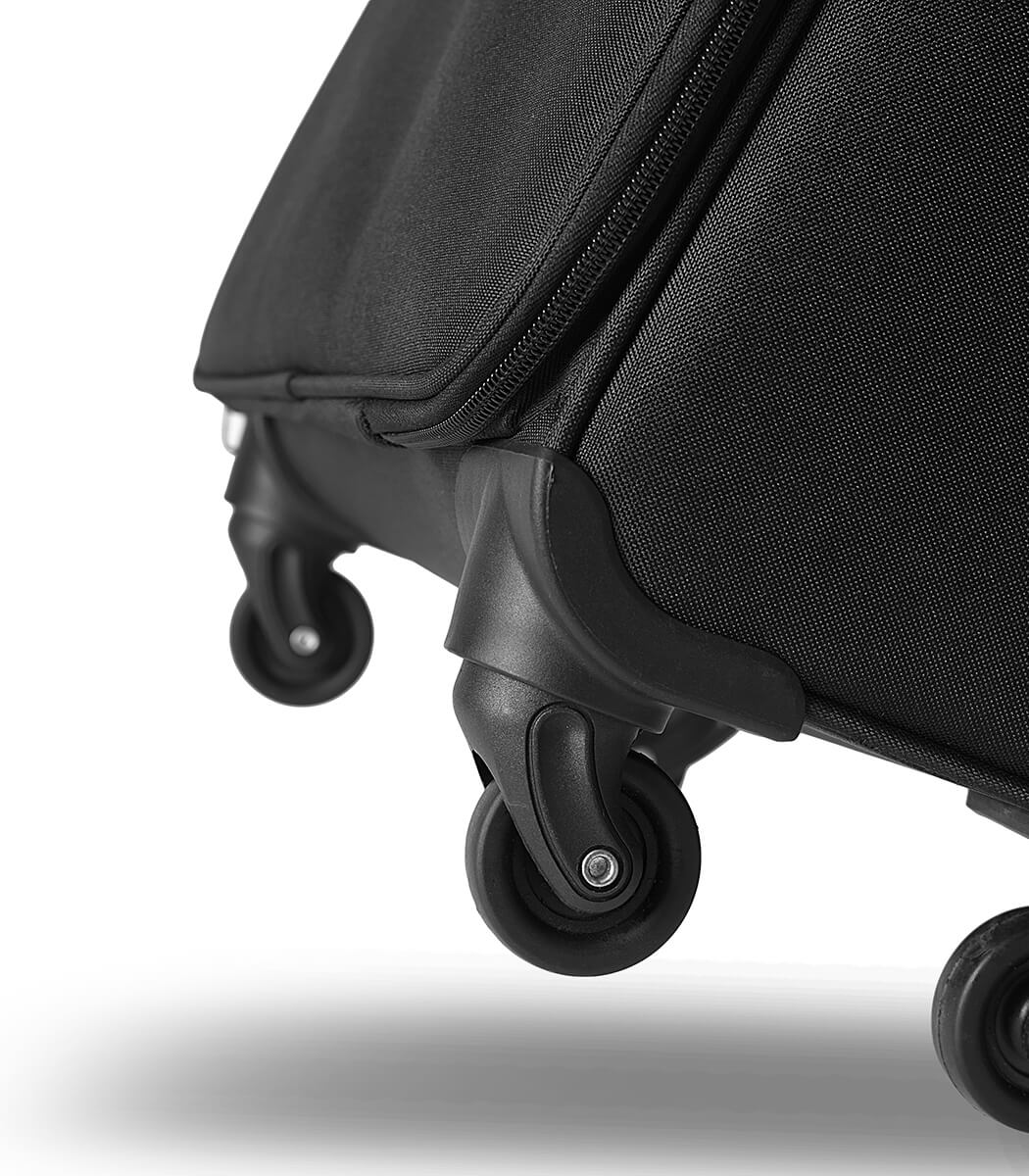 the Trooper 24 cm Soft Trolley Cabin Laptop Bag your perfect travel companion This sleek and durable bag is equipped with a 3 dial lock for added security