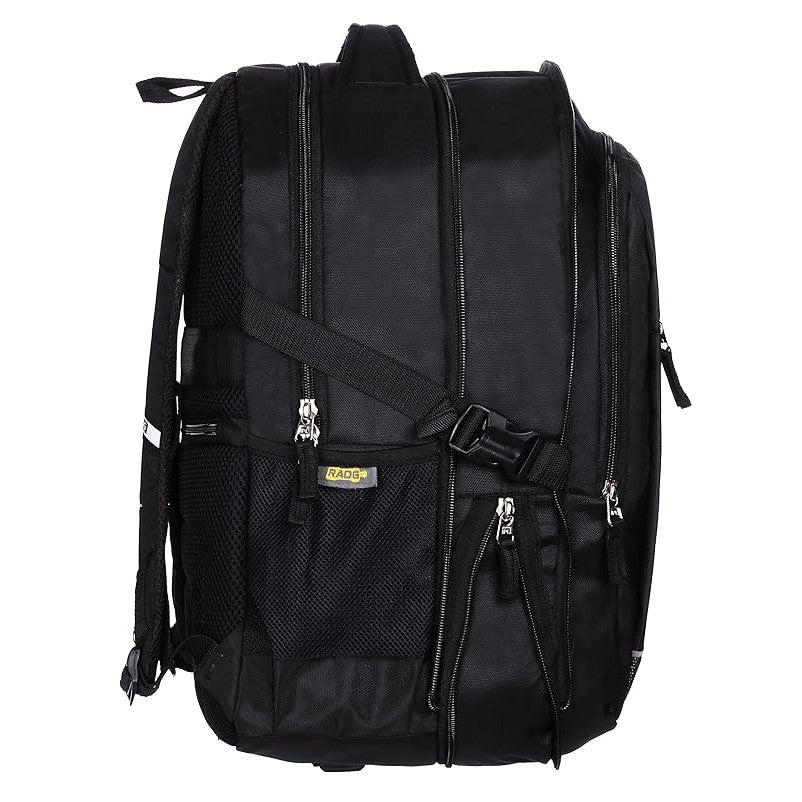 RADG BAG Everest (Black) Unisex Backpack | Spacious Multi-Compartment Bag | Lightweight | Ideal for professionals | Durable Backpack