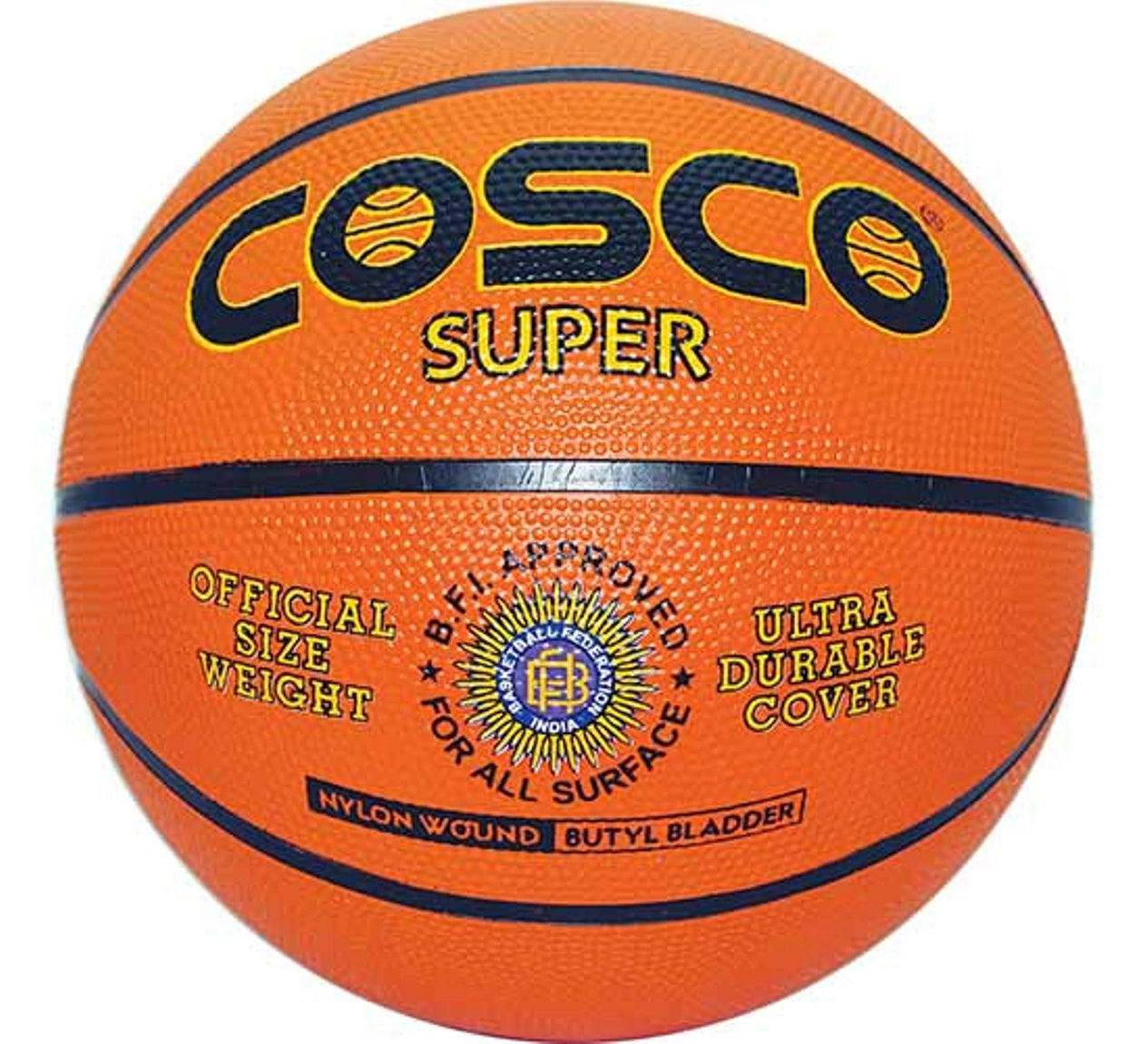 Basketball, COSCO Super, Size:7, Orange
