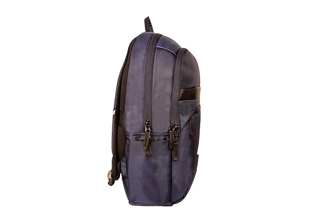 RADG BAG Rock Blue Unisex Nylon Polyester Backpack | Spacious Multi-Compartment Bag | Lightweight | Ideal for professional| Durable Backpack (Navy Blue)