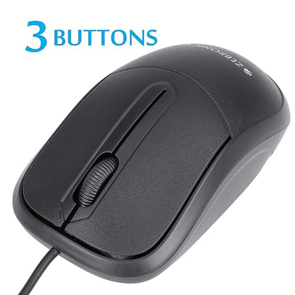 Zebronics Usb Optical Comfort Mouse