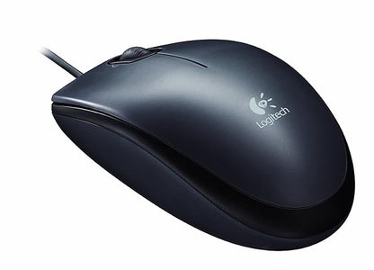 Logitech M90 Wired USB Mouse (Black)