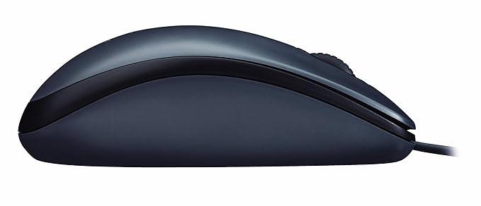 Logitech M90 Wired USB Mouse (Black)