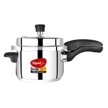 Pigeon inox Stainless Steel Pressure Cooker with outer lid 3 Litres SKU14044