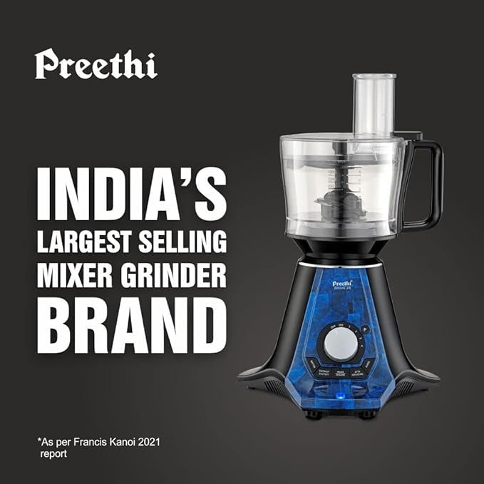 The Preethi Zodiac 2.0 Mg 255 Mixer Grinder is your ultimate kitchen companion 