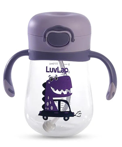 LuvLap 19091 Sipper Cup with Handle Purple