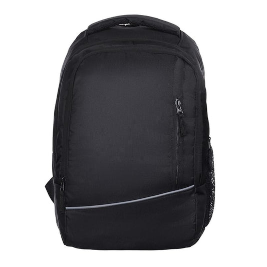 ITN BAG  Unisex Nylon Polyester Backpack | Spacious Multi-Compartment Bag with  | Lightweight | Ideal for professionals | Durable Backpack (Black)