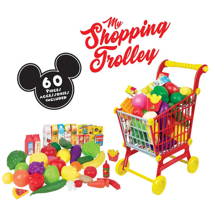 60 pcs shopping trolley for kids