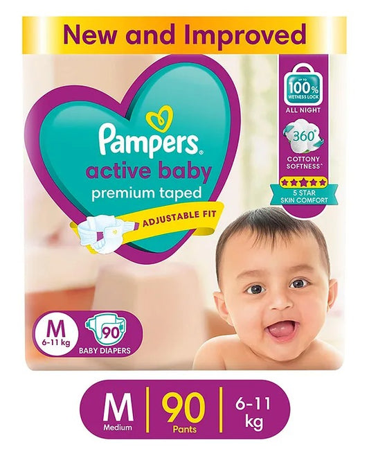 Pampers Active Baby Daiper M